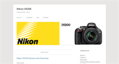 Desktop Screenshot of d5200nikon.com