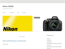 Tablet Screenshot of d5200nikon.com